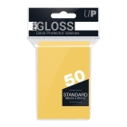 Ultra-Pro-50-Gloss-Deck-Protector-Sleeves-Gelb